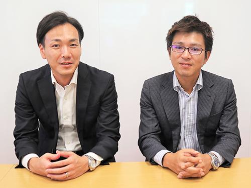 佐藤敏春シニアマネージャー（写真左）と玉利祐太朗ヴァイスジェネラルマネージャー